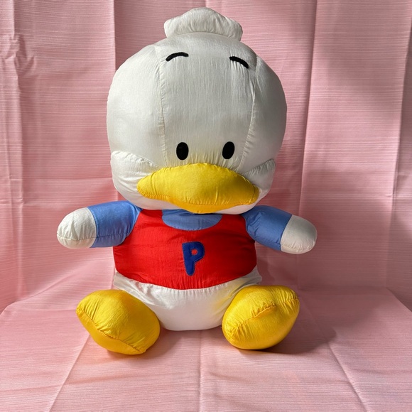 Vintage Rare Sanrio Jumbo Pekkle Plush Hello Kitty